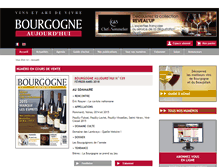 Tablet Screenshot of bourgogneaujourdhui.com